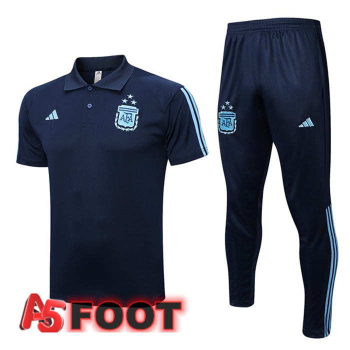 Ensemble Polo Argentine + Pantalon Bleu Royal 2023/2024