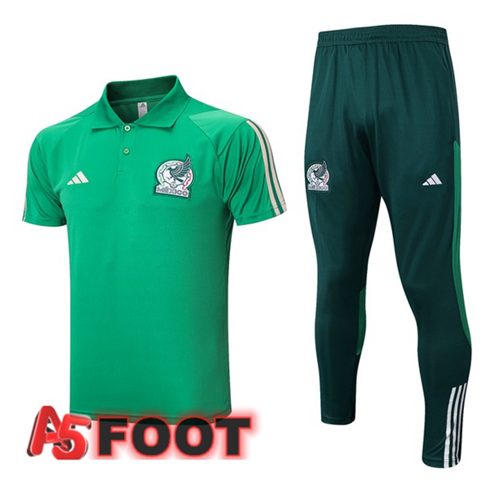 Ensemble Polo Mexique + Pantalon Vert 2023/2024
