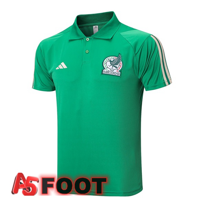 Polo Foot Mexique Vert 2023/2024