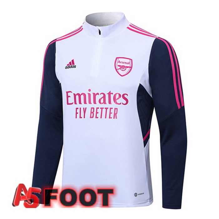 Training Sweatshirt Arsenal Blanc 2023/2024