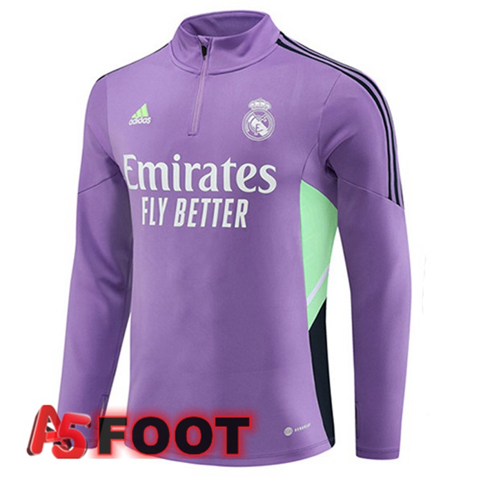 Training Sweatshirt Real Madrid Pourpre 2023/2024