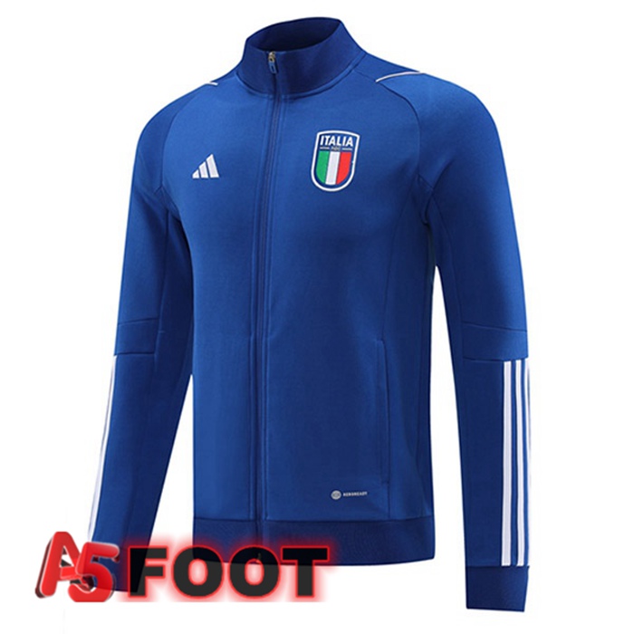 Veste Foot Italie Bleu Royal 2023/2024