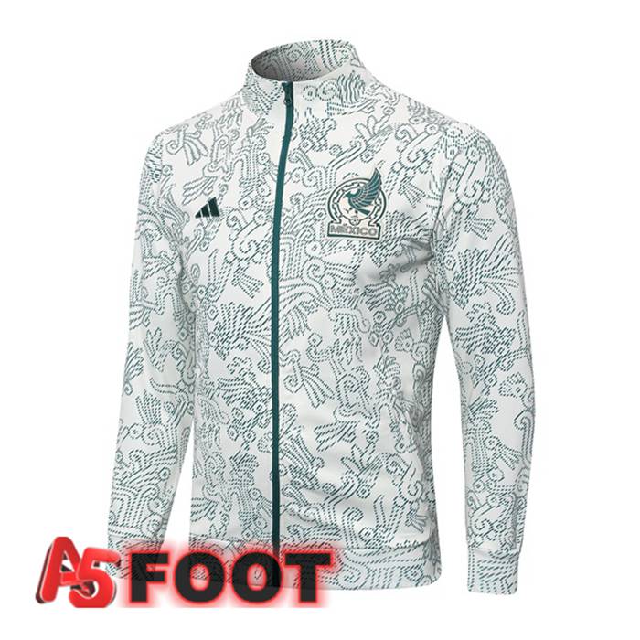 Veste Foot Mexique Blanc Vert 2023/2024