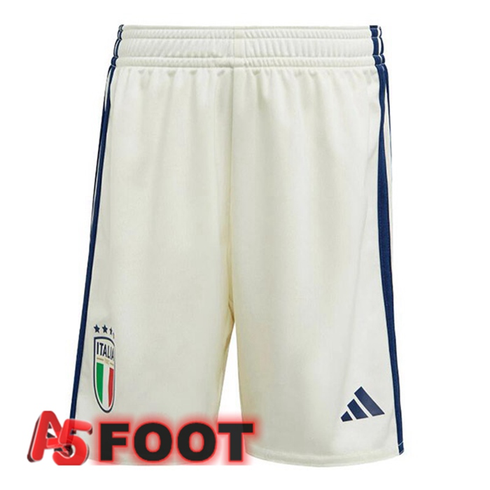 Short De Foot Italie Exterieur Blanc 2023/2024
