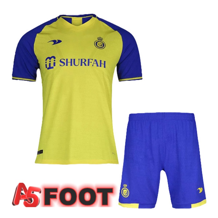 Maillot De Foot Al-Nassr FC Enfant Domicile Jaune 2022/2023