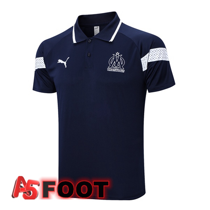 Polo Foot Marseille OM Bleu Royal 2023/2024