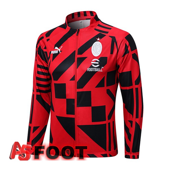 Veste Foot AC Milan Rouge 2023/2024