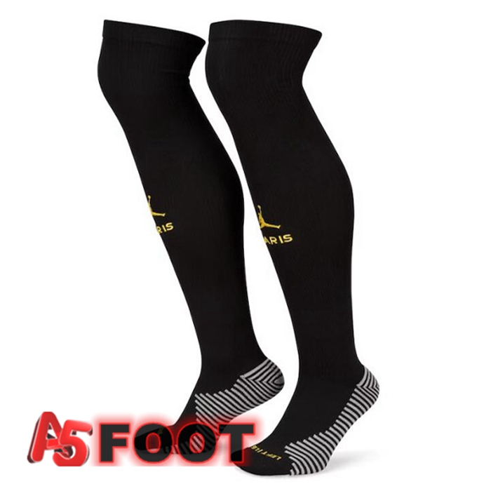 Chaussettes De Foot Paris PSG Quatrieme Noir 2022/2023