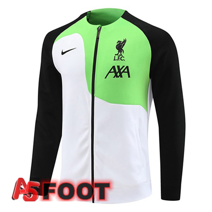Veste Foot FC Liverpool Blanc Vert 2023/2024