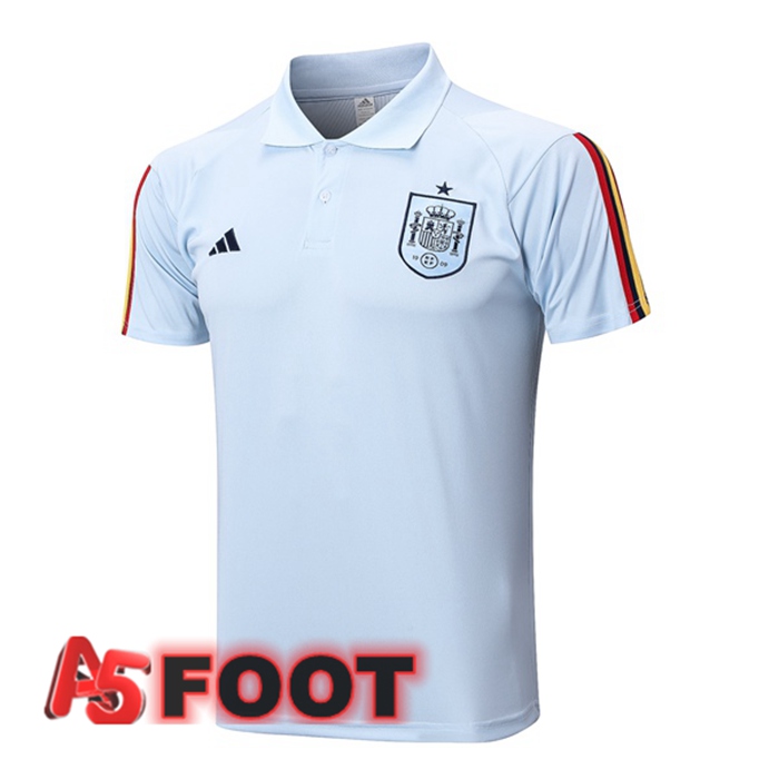 Polo Foot Espagne Bleu 2023/2024