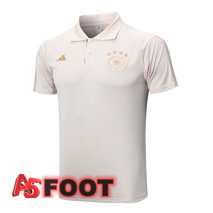 Polo Foot Allemagne Jaune 2023/2024