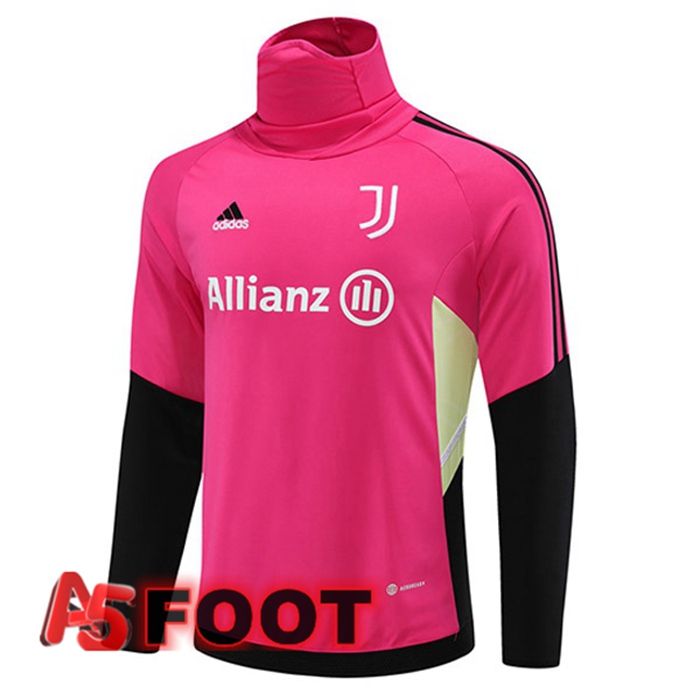 Training Sweatshirt Juventus Col Haut Rouge 2023/2024