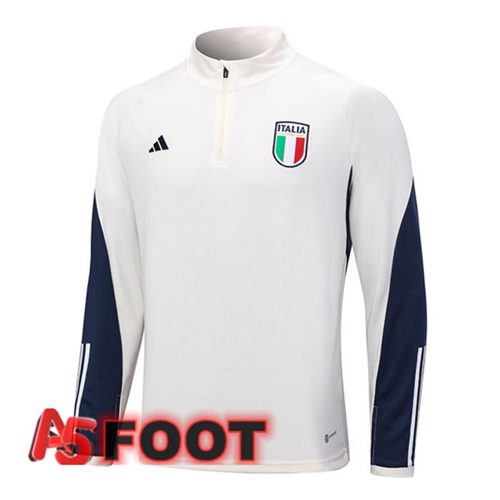 Training Sweatshirt Italie Blanc 2023/2024