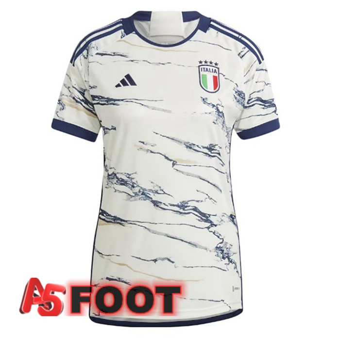 Maillot De Foot Italie Femme Exterieur Blanc 2023/2024