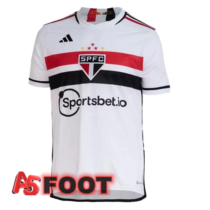 Maillot De Foot Sao Paulo FC Domicile Blanc 2023/2024