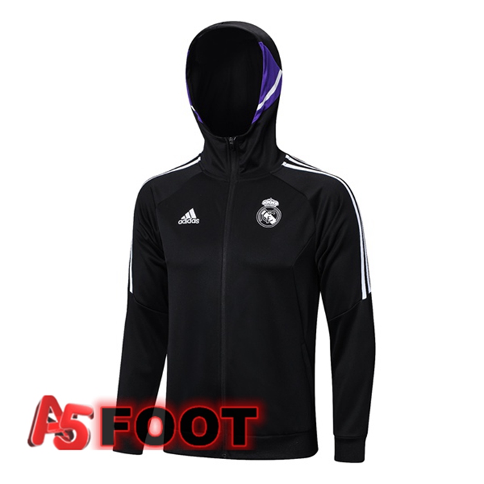 Veste A Capuche Real Madrid Noir 2023/2024