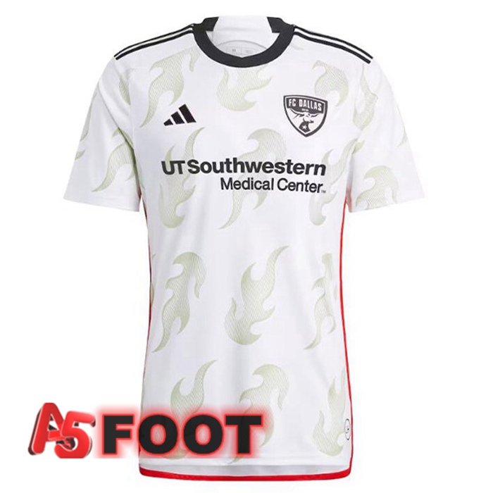 Maillot De Foot FC Dallas Exterieur Blanc 2023/2024