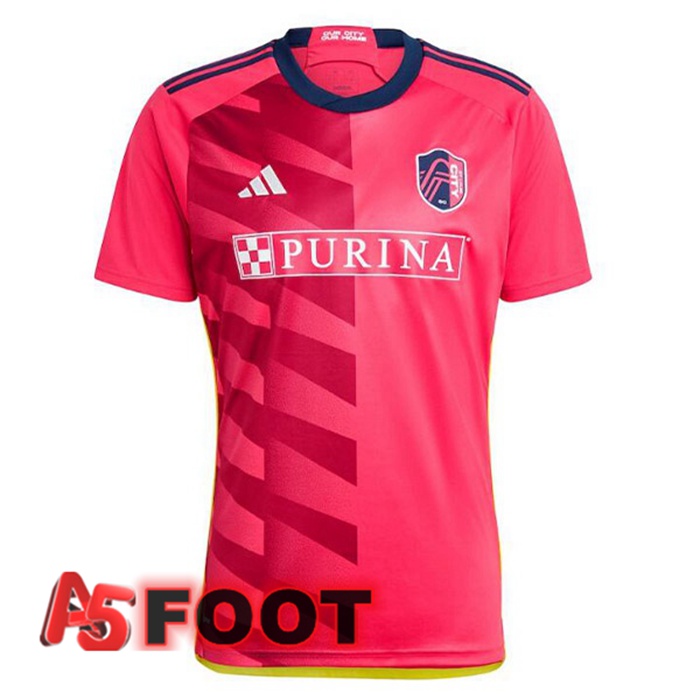 Maillot De Foot St.Louis City FC Domicile Rouge 2023/2024