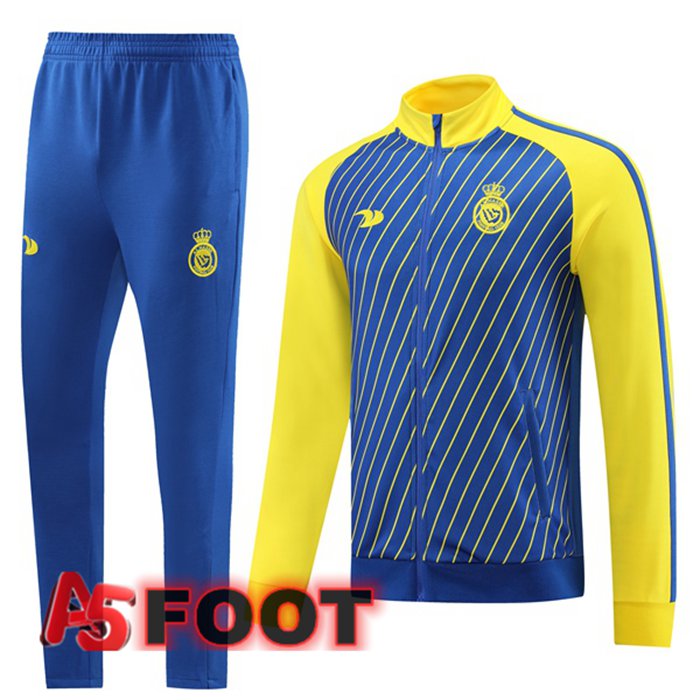 Ensemble Veste Survetement De Foot Al-Nassr FC Bleu 2023/2024