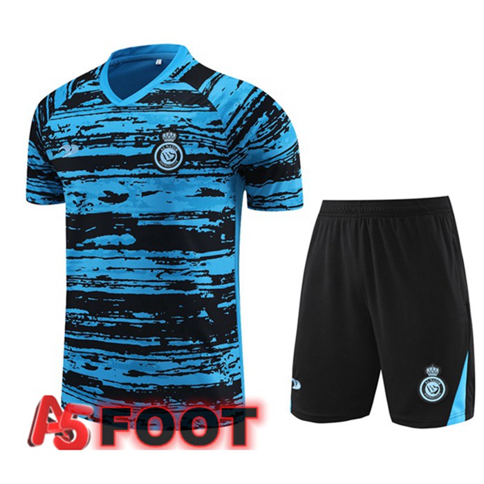 Training T-Shirts Al-Nassr FC + Shorts Bleu 2023/2024