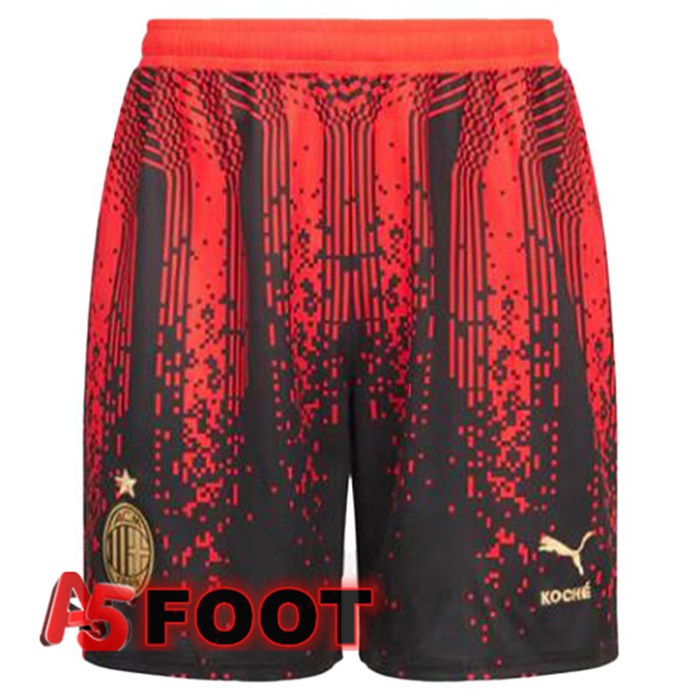Short De Foot AC Milan Quatrieme Rouge Noir 2022/2023