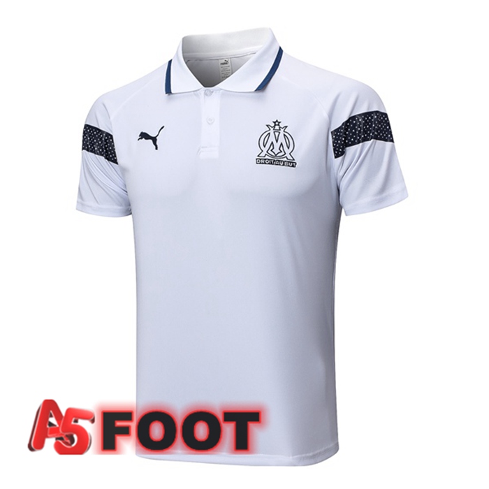 Polo Foot Marseille OM Blanc 2023/2024