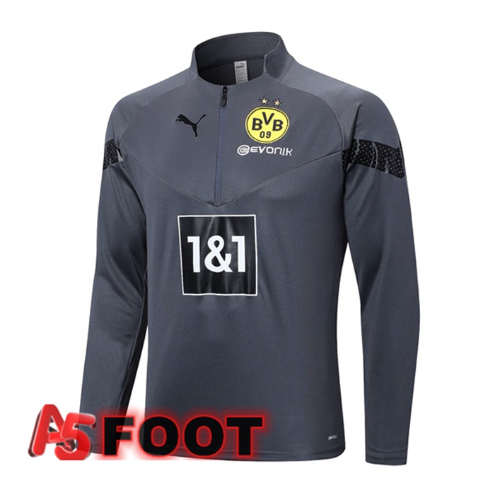 Training Sweatshirt Dortmund BVB Gris 2023/2024