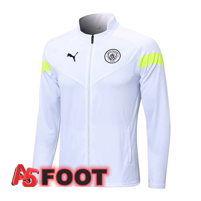 Veste Foot Manchester City Blanc 2023/2024