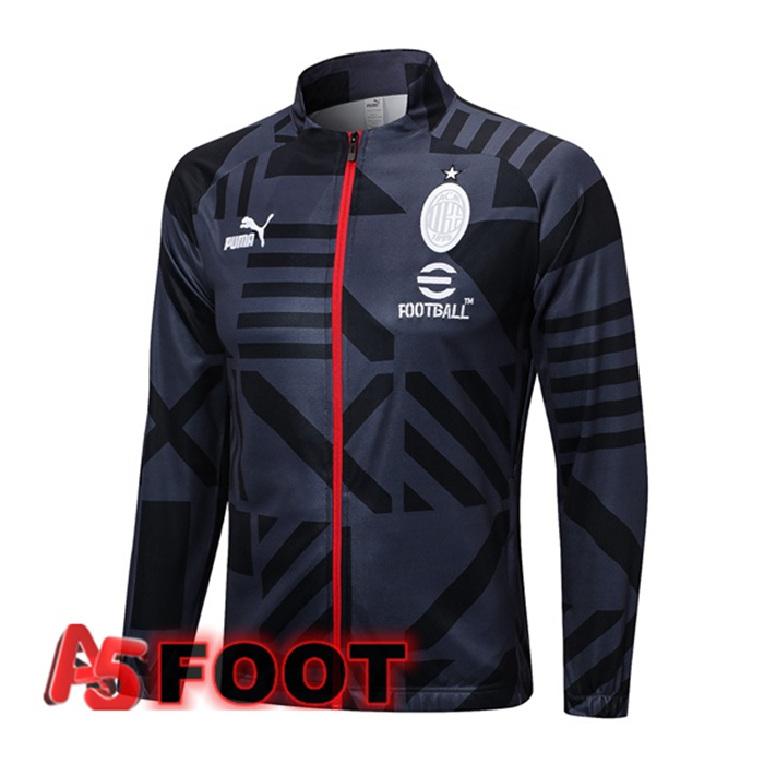 Veste Foot AC Milan Noir 2023/2024
