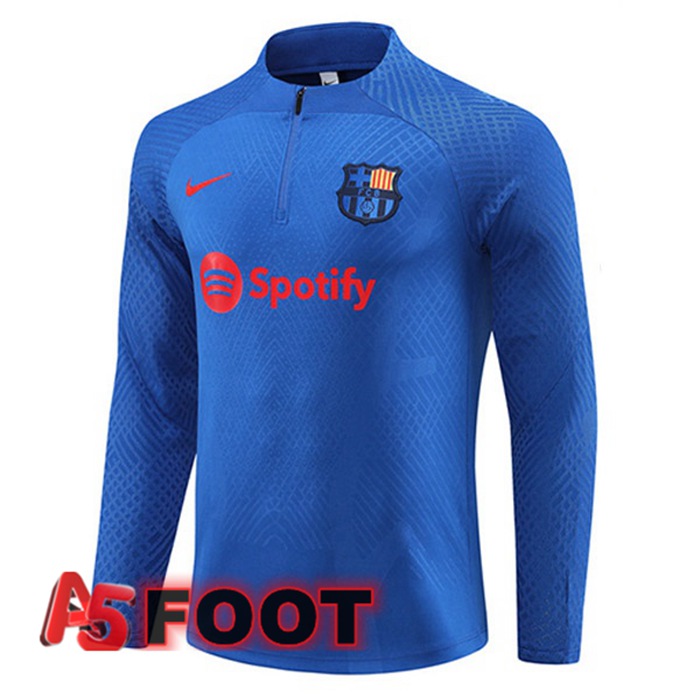 Training Sweatshirt FC Barcelone Bleu 2023/2024
