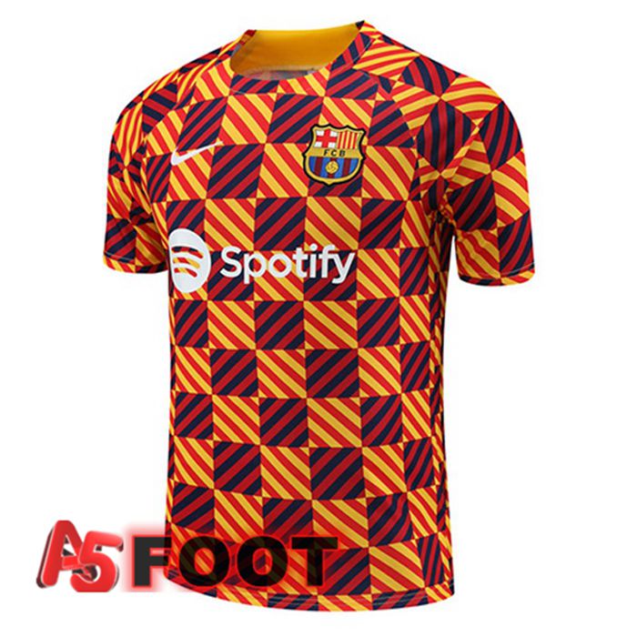 Training T-Shirts FC Barcelone Jaune 2023/2024