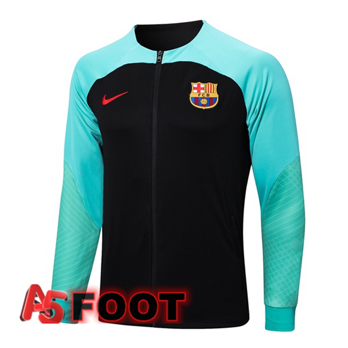 Veste Foot FC Barcelone Noir Vert 2023/2024