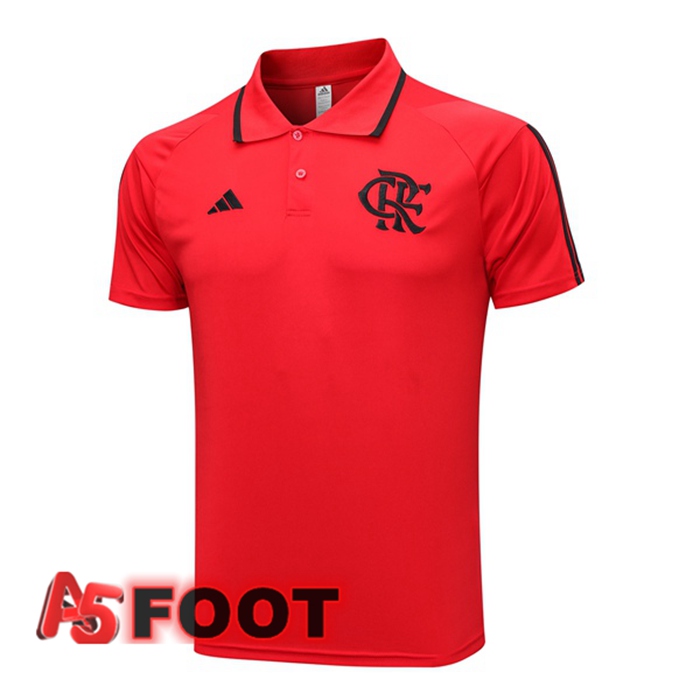 Polo Foot Flamengo Rouge 2023/2024