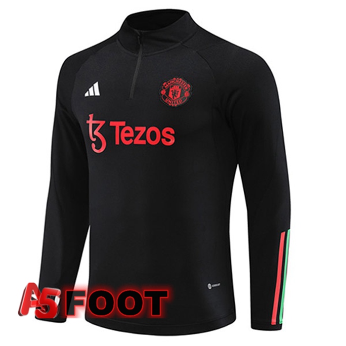 Training Sweatshirt Manchester United Noir 2023/2024