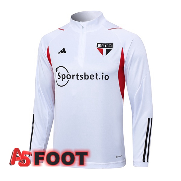 Training Sweatshirt Sao Paulo FC Blanc 2023/2024