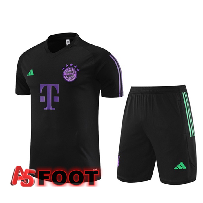 Ensemble Training T-Shirts Bayern Munich + Shorts Noir 2023/2024