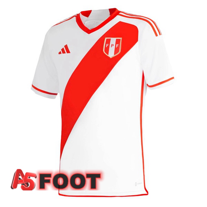 Maillot Foot Equipe De Pérou Domicile Blanc 2023/2024