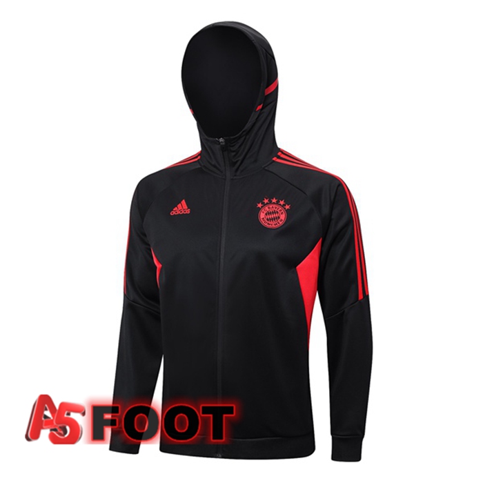 Veste A Capuche Bayern Munich Noir 2023/2024