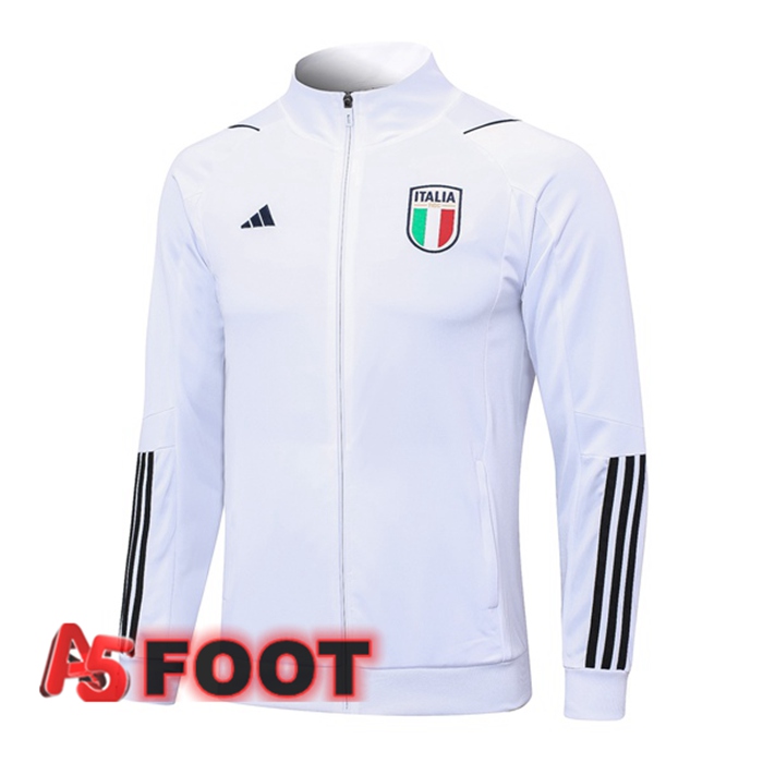 Veste Foot Italie Blanc 2023/2024