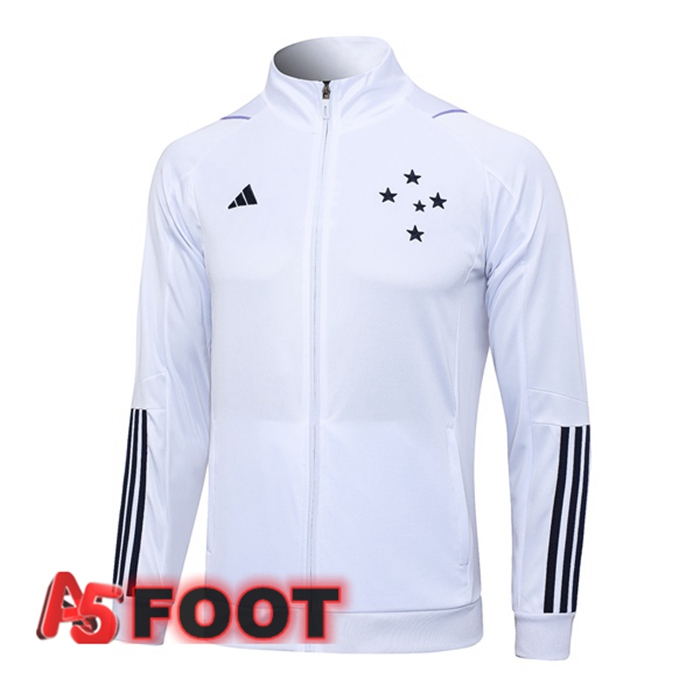 Veste Foot Cruzeiro EC Blanc 2023/2024
