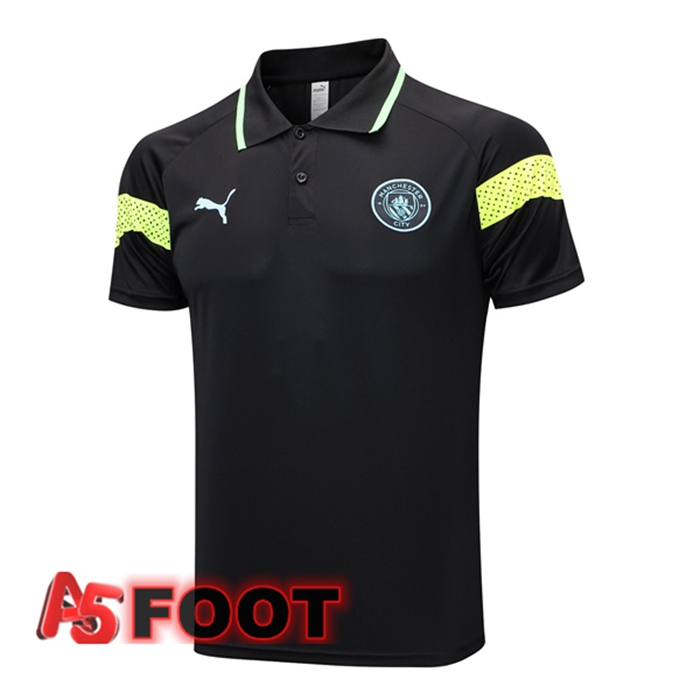 Polo Foot Manchester City Noir 2023/2024