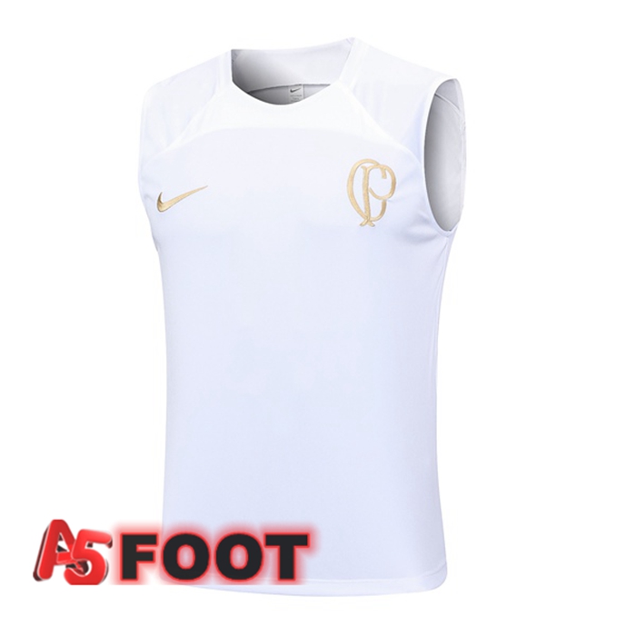Gilet De Foot Corinthians Blanc 2023/2024