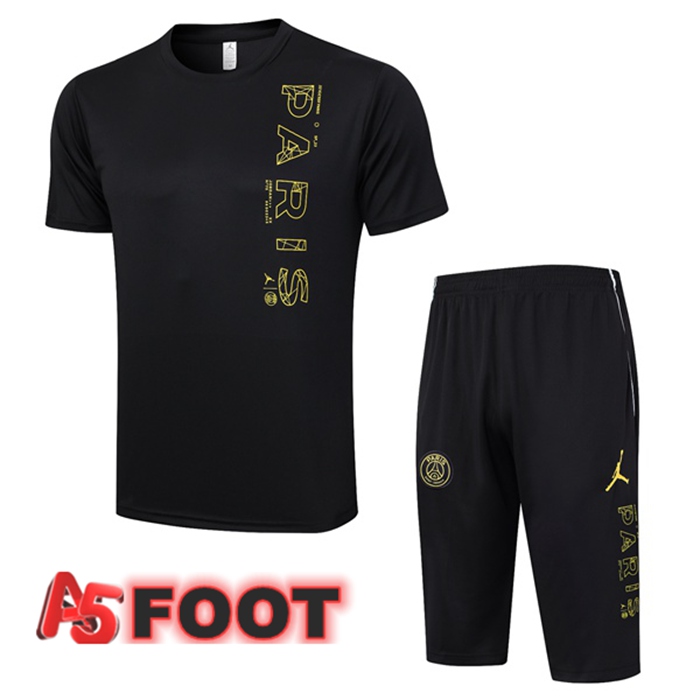 Ensemble Training T-Shirts Paris PSG + Shorts Noir 2023/2024