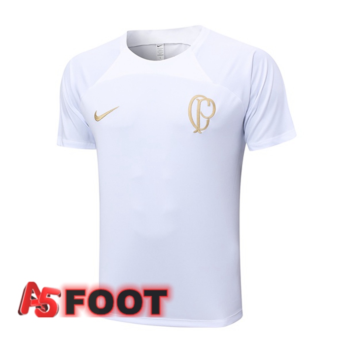 Training T-Shirts Corinthians Blanc 2023/2024