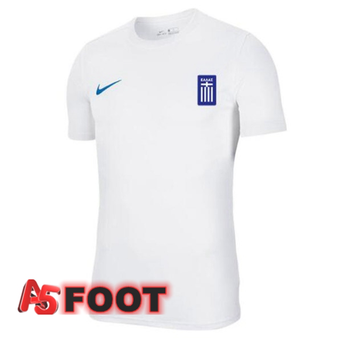 Maillot Foot Equipe De Grèce Exterieur Blanc 2023/2024