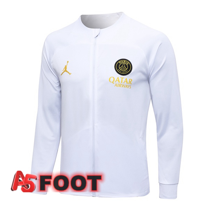 Veste Foot Paris PSG Blanc 2023/2024