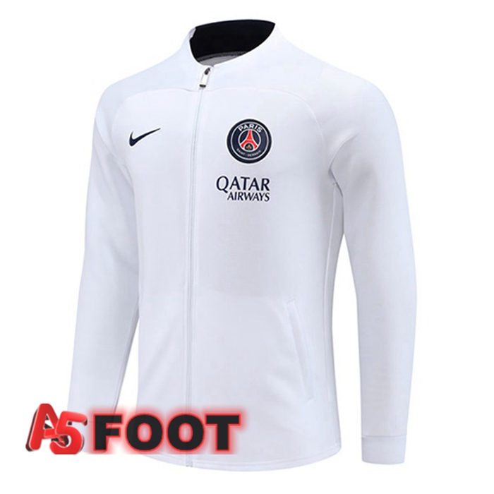 Veste Foot Paris PSG Blanc 2023/2024