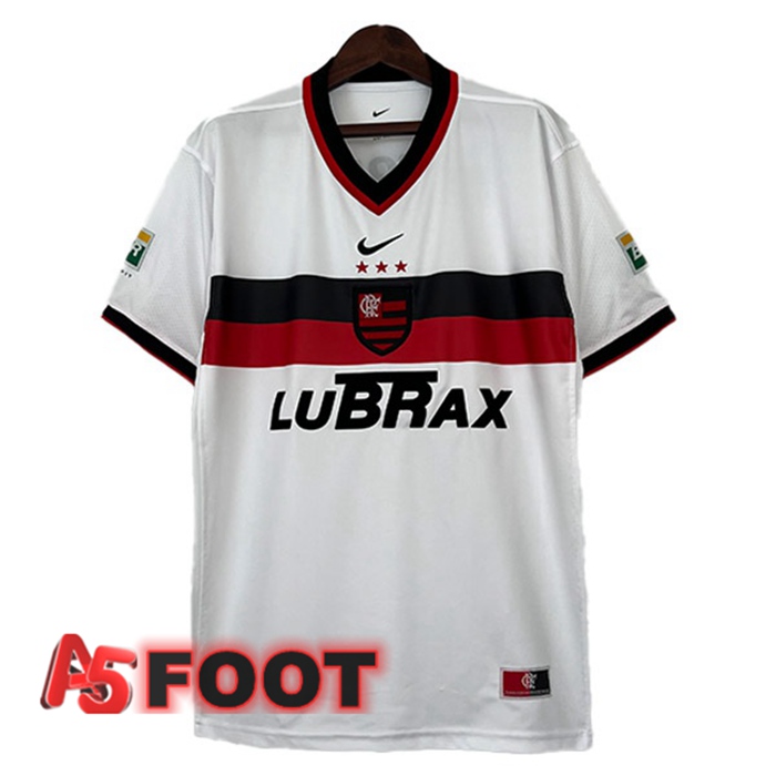 Maillot De Foot Flamengo Retro Exterieur Blanc 2001