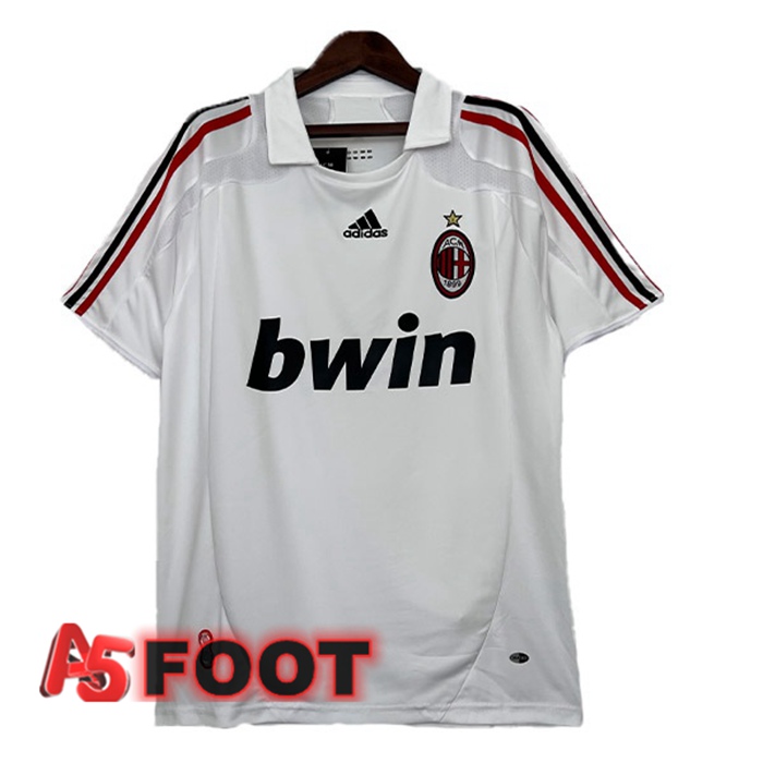 Maillot De Foot AC Milan Retro Exterieur Blanc 2007-2008