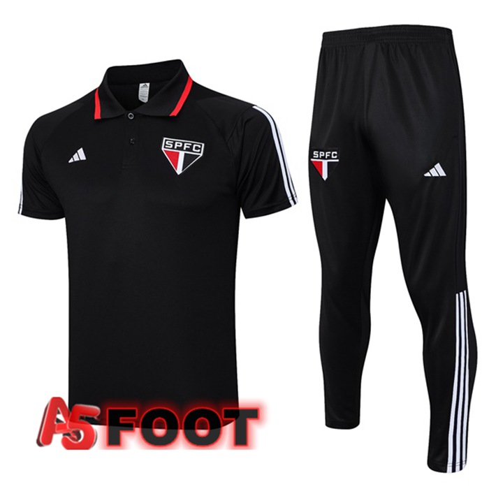 Ensemble Polo Sao Paulo FC + Pantalon Noir 2023/2024